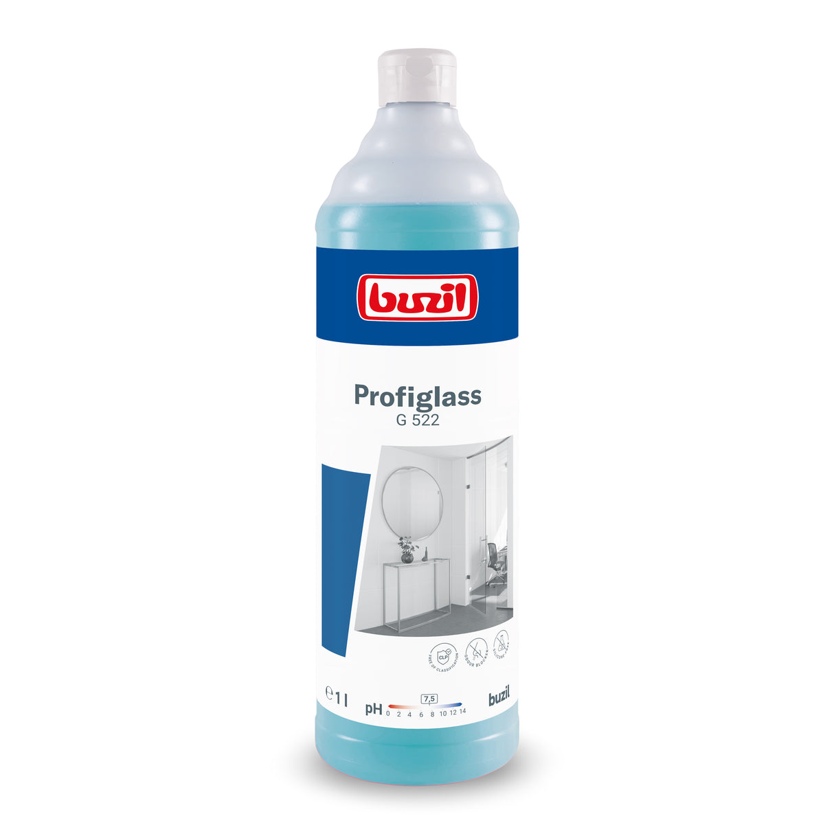 Buzil Profiglass G 522 Glasreiniger Inhalt: 1 Liter Flasche