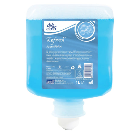 Refresh Azure FOAM Schaumseife Inhalt: 6 x 1 Liter Kartusche