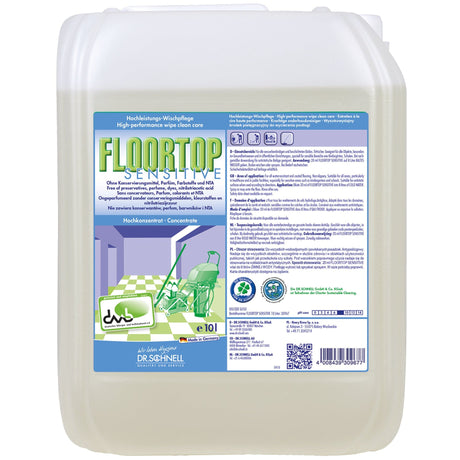 Dr. Schnell Floortop sensitive Wischpflege Inhalt: 10 Liter Kanister