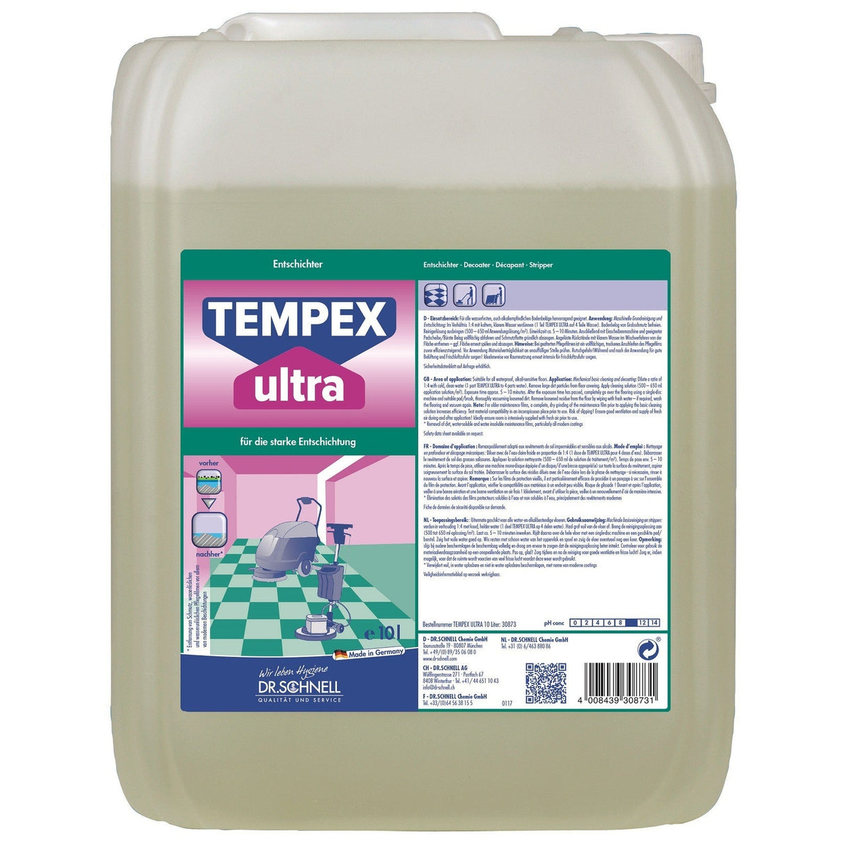 Dr. Schnell Tempex Ultra, Grundreiniger 10 Liter