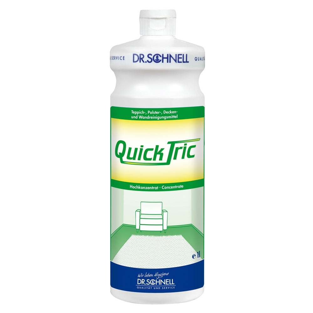 Dr. Schnell Quick Tric Teppich-, Polster-, Decken- und Wandreinigungsmittel Inhalt: 1 Liter Flasche