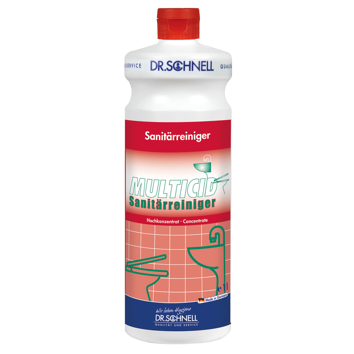 Dr. Schnell Multicid Sanitärreiniger Inhalt: 1 Liter Flasche