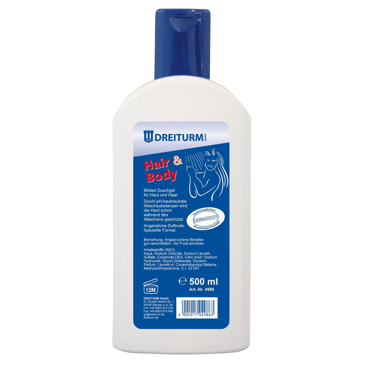 Dreiturm HAIR & BODY SHAMPOO Inhalt: 500 ml