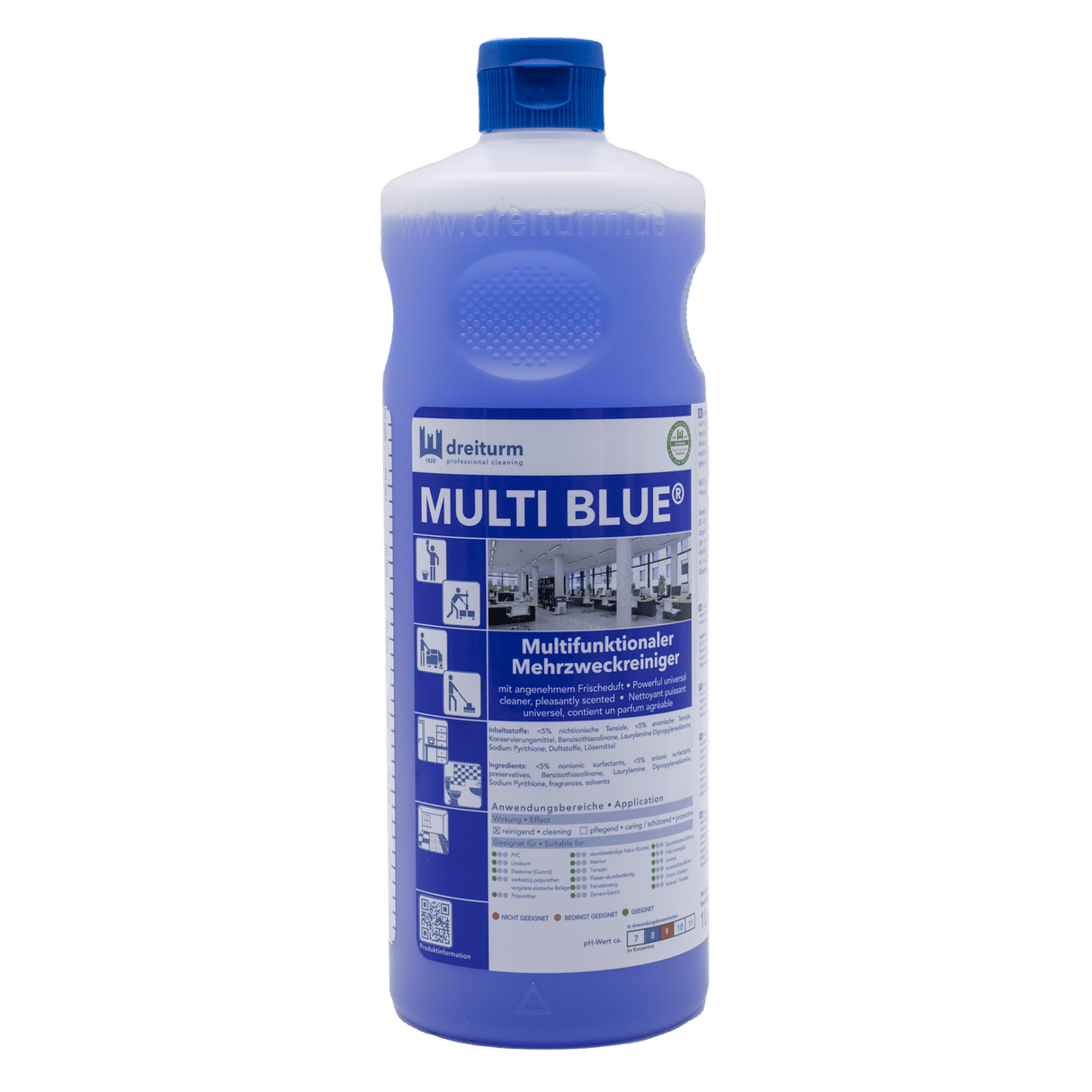 Dreiturm MULTI BLUE Allzweckreiniger Inhalt: 1 Liter Flasche