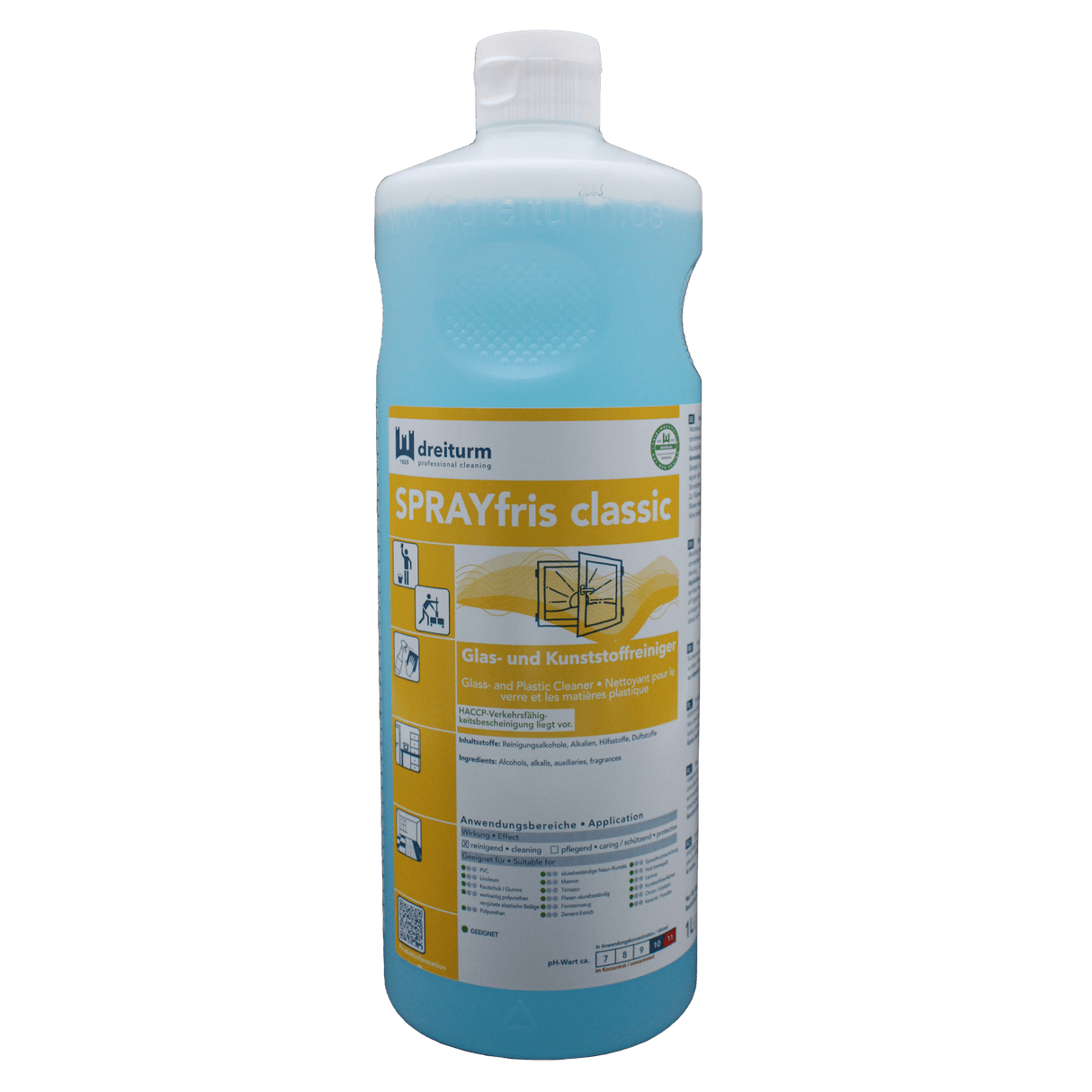 Dreiturm SPRAYfris classic Glas- und Kunststoffreiniger