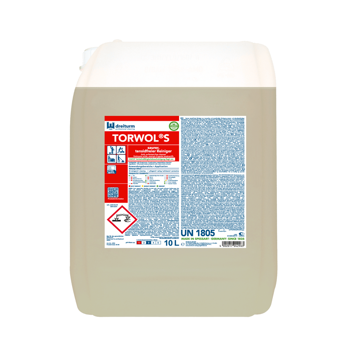 Dreiturm TORWOL S acidic surfactant-free cleaner