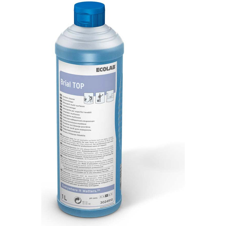 ECOLAB Brial TOP Schonreiniger Inhalt: 1 Liter Flasche