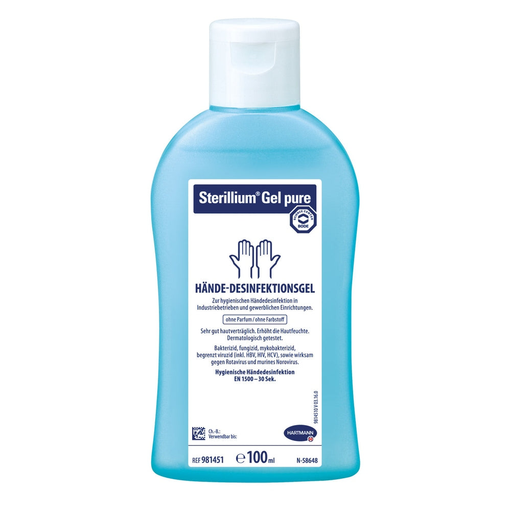 Sterillium Gel pure Händedesinfektionsgel Inhalt: 100 ml Kittelflasche