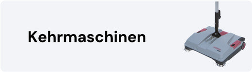 Kehrmaschine mit Bürsten zur effizienten Reinigung von Böden und Flächen, präsentiert in klarer Darstellung.