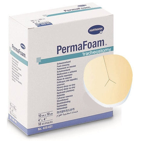 PermaFoam tracheostomy Hydrophiler Schaumstoffverband mit Porenstruktur