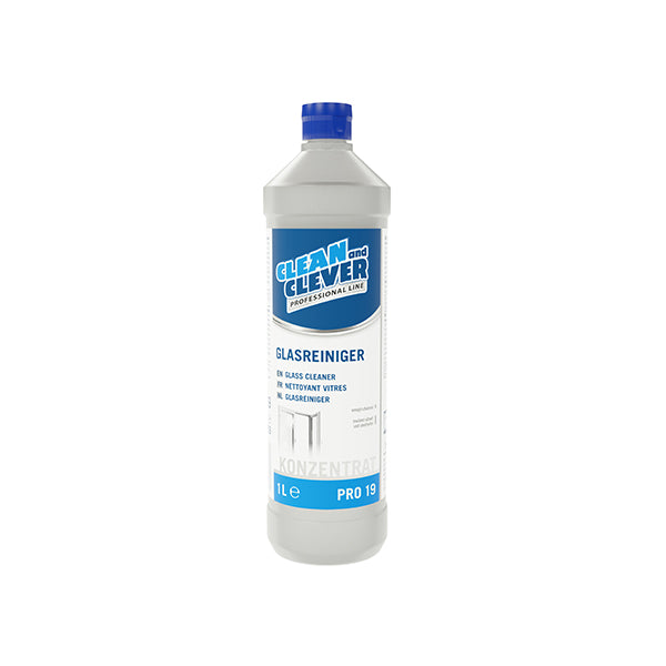 Glasreiniger PRO19 Clean and Clever Inhalt: 1 Liter Flasche