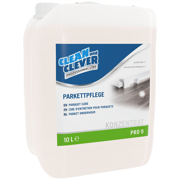 Parkettpflege PRO9 Clean and Clever Inhalt: 10 Liter Kanister