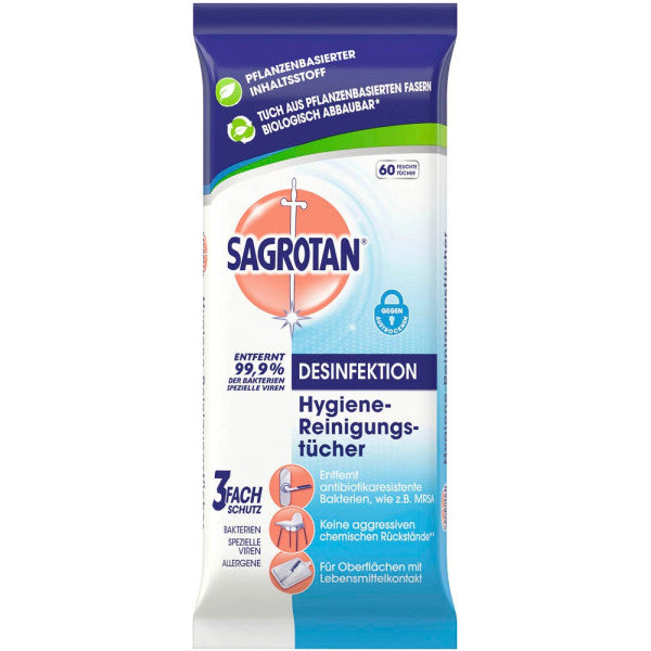 SAGROTAN Hygiene-Reinigungstücher, geruchsneutral