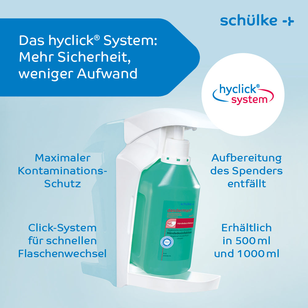 Schülke Desderman Händedesinfektionsmittel farbstoff- und parfümfrei Inhalt: 100 ml Flasche