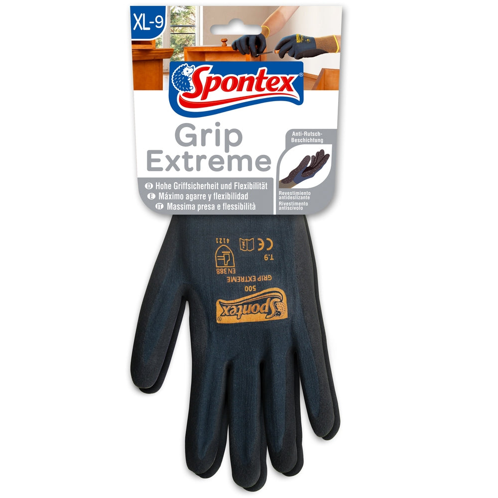 Spontex Grip Extreme Arbeitshandschuhe Größe: Gr. 7-7,5