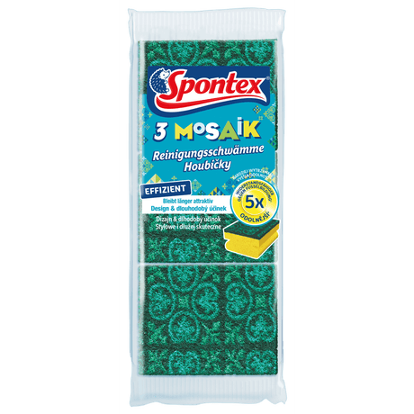 Spontex Mosaik 3er Reinigungsschwämme