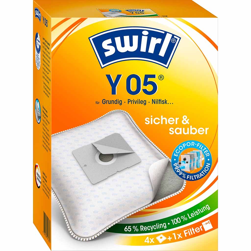 swirl vacuum cleaner bag Y 05, with MicroporPlus filter