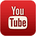 YouTube-Logo auf rotem Hintergrund